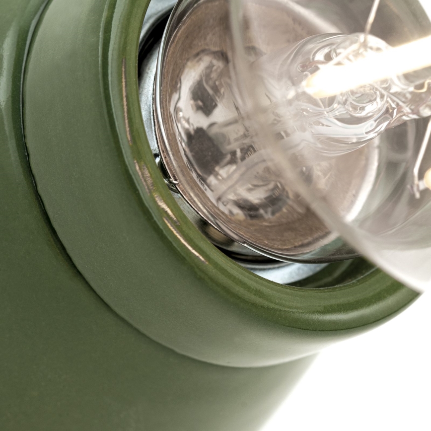 Aplique de pared FROST 1xE27/60W/230V verde