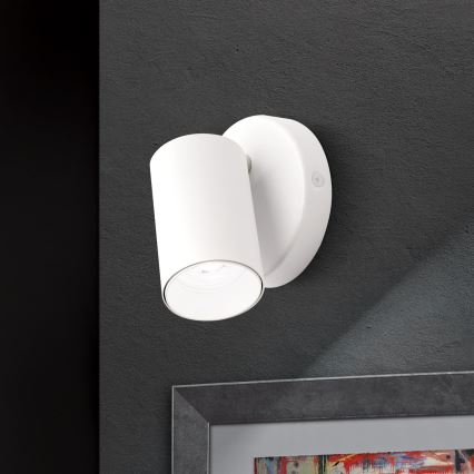 Aplique de pared tipo foco SEAN 1xGU10/13W/230V blanco