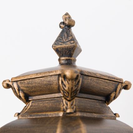 Lámpara de pared exterior AIKO 1xE27/60W/230V IP23 bronce/pátina