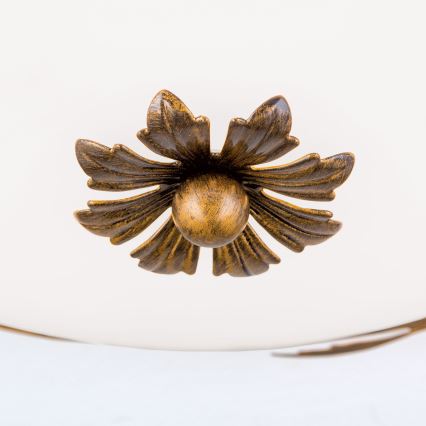 Plafón FLEUR 3xE27/60W/230V diá. 50 cm bronce