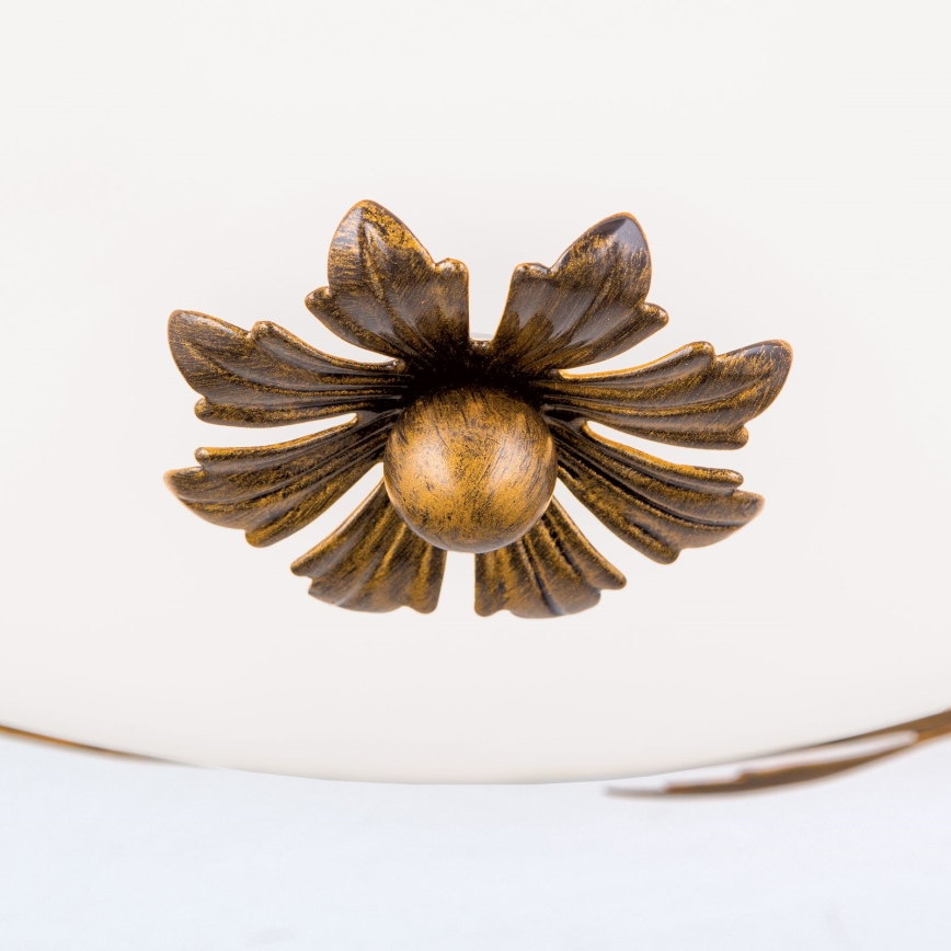 Plafón FLEUR 3xE27/60W/230V diá. 50 cm bronce