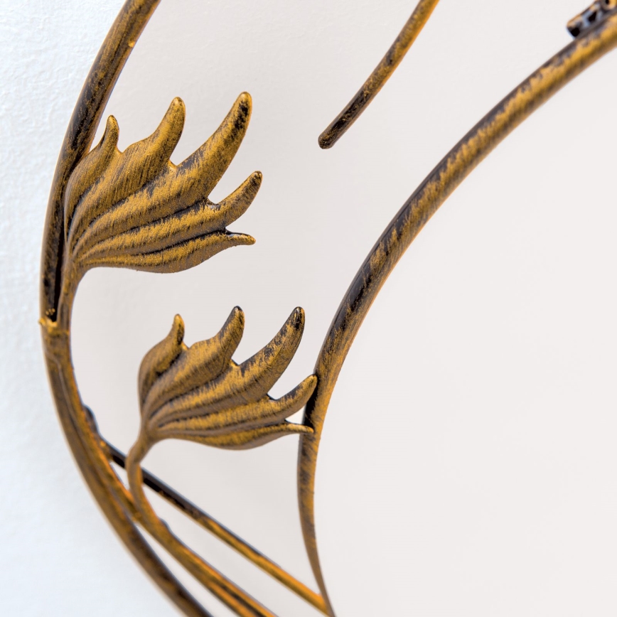 Plafón FLEUR 3xE27/60W/230V diá. 50 cm bronce