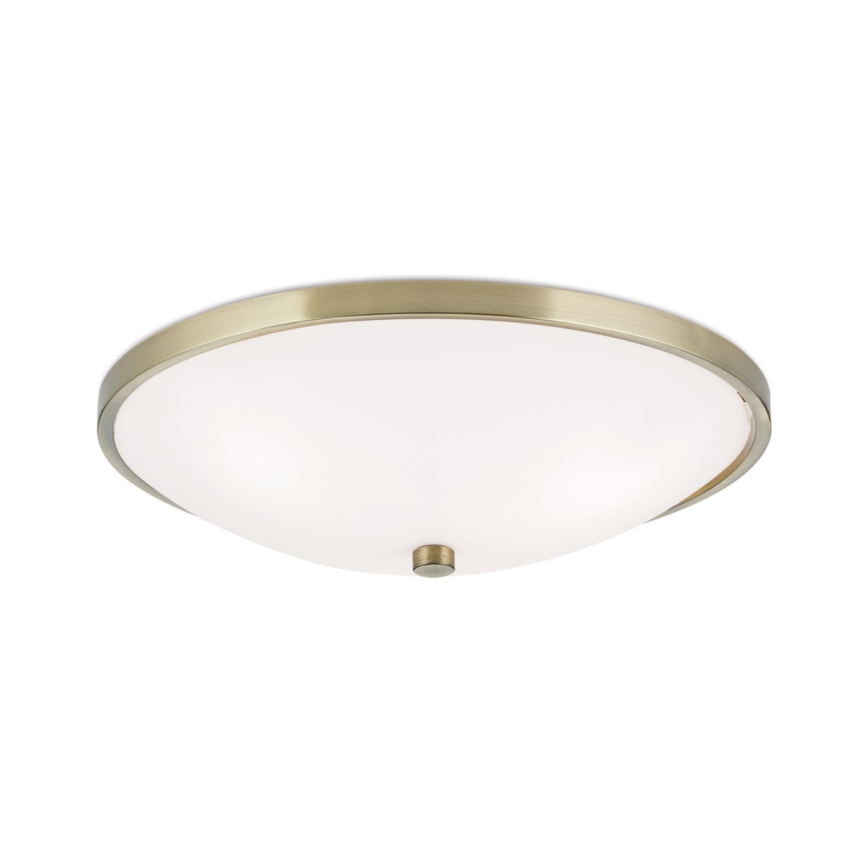 Plafón AIDA 3xE27/60W/230V diá. 40 cm latón