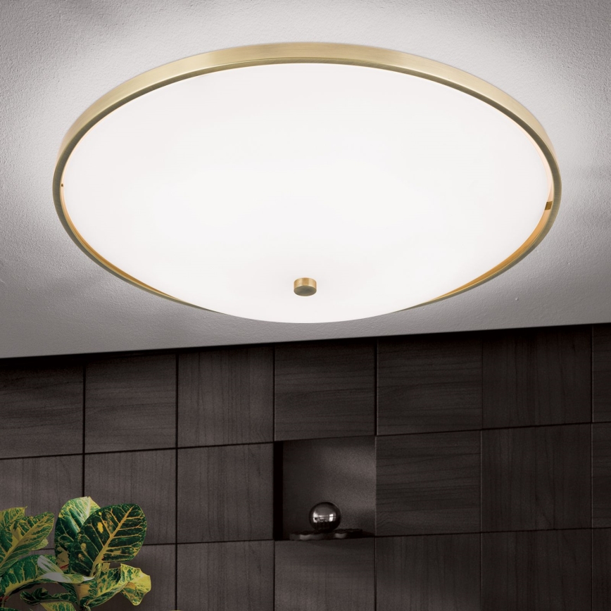 Plafón AIDA 5xE27/60W/230V diá. 56,5 cm latón