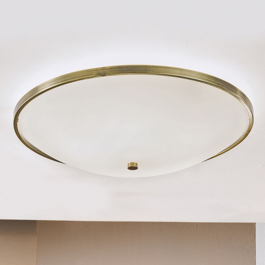 Plafón AIDA 5xE27/60W/230V diá. 56,5 cm latón