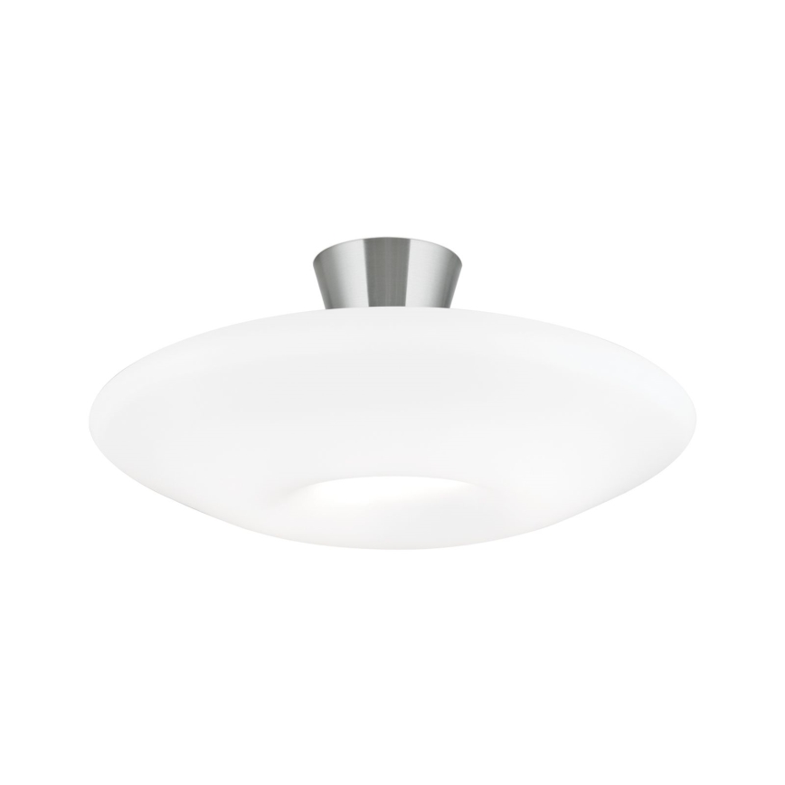 Plafón BLANC 2xE27/60W/230V diá. 49 cm cromo mate