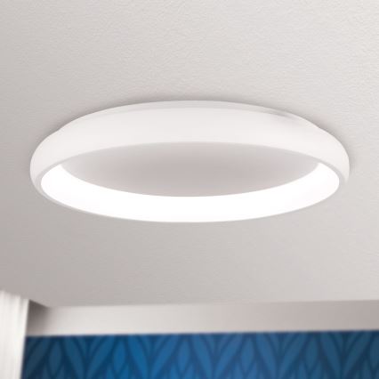 Lámpara de techo LED regulable VENUS LED/50W/230V diámetro 61 cm blanca