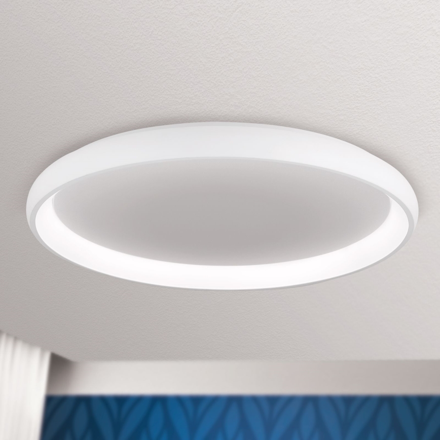 Lámpara de techo LED regulable VENUS LED/85W/230V diámetro 81 cm blanca