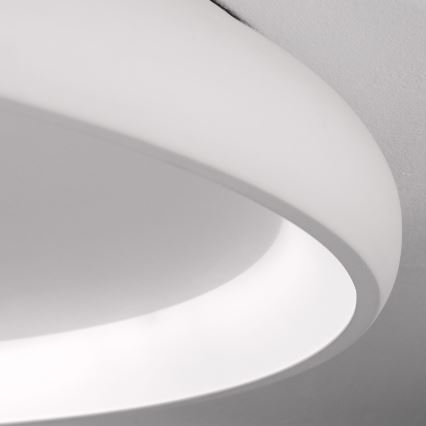 Lámpara de techo LED regulable VENUS LED/85W/230V diámetro 81 cm blanca