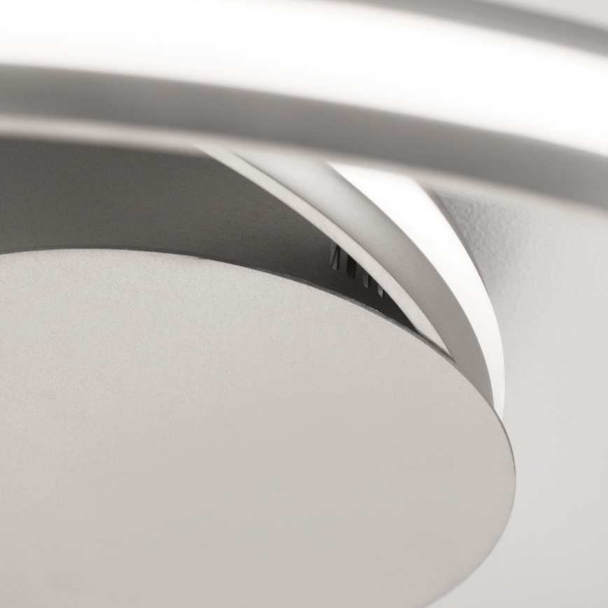 Lámpara de techo LED regulable CIRCUS LED/30W/230V plata
