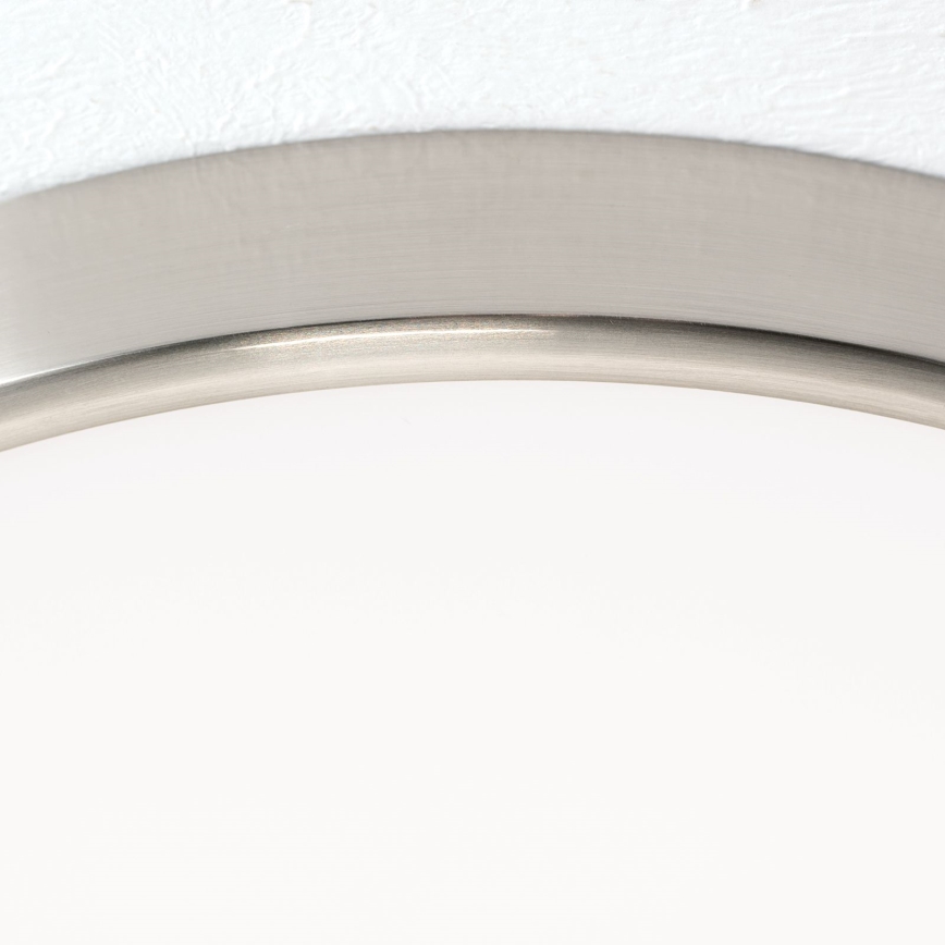 Plafón LED BULLY LED/28W/230V diá. 28 cm cromo mate