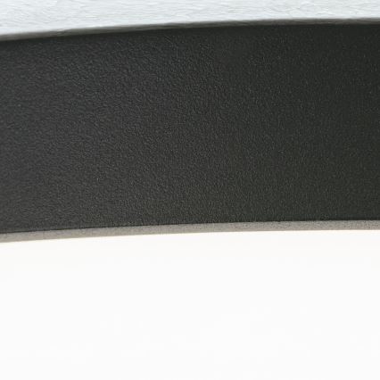 Plafón LED BULLY LED/28W/230V diá. 28 cm negro