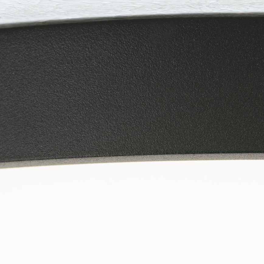 Plafón LED BULLY LED/28W/230V diá. 28 cm negro