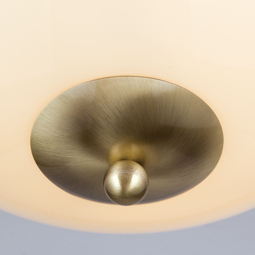 Plafón AUSTRIAN OLD LAMP 3xE27/60W/230V diá. 50 cm bronce/beige