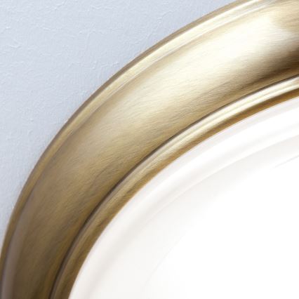 Plafón AUSTRIAN OLD LAMP 3xE27/60W/230V diá. 50 cm bronce/blanco