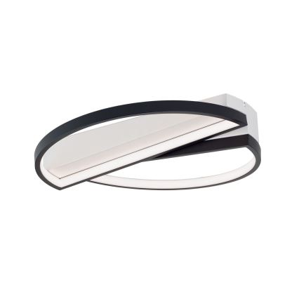 Plafón LED regulable OLGA LED/28W/230V negro/blanco