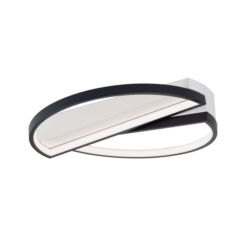 Plafón LED regulable OLGA LED/28W/230V negro/blanco