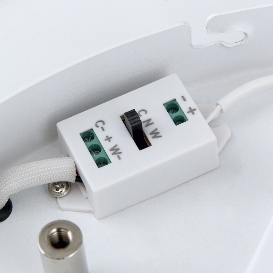 Plafón LED regulable MASCA LED/36W/230V 2700/3350/4000K diá. 40 cm blanco