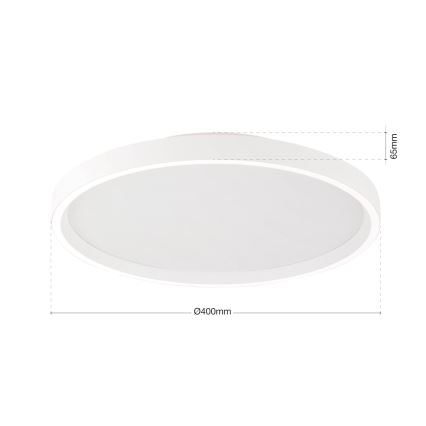 Plafón LED regulable MASCA LED/36W/230V 2700/3350/4000K diá. 40 cm blanco