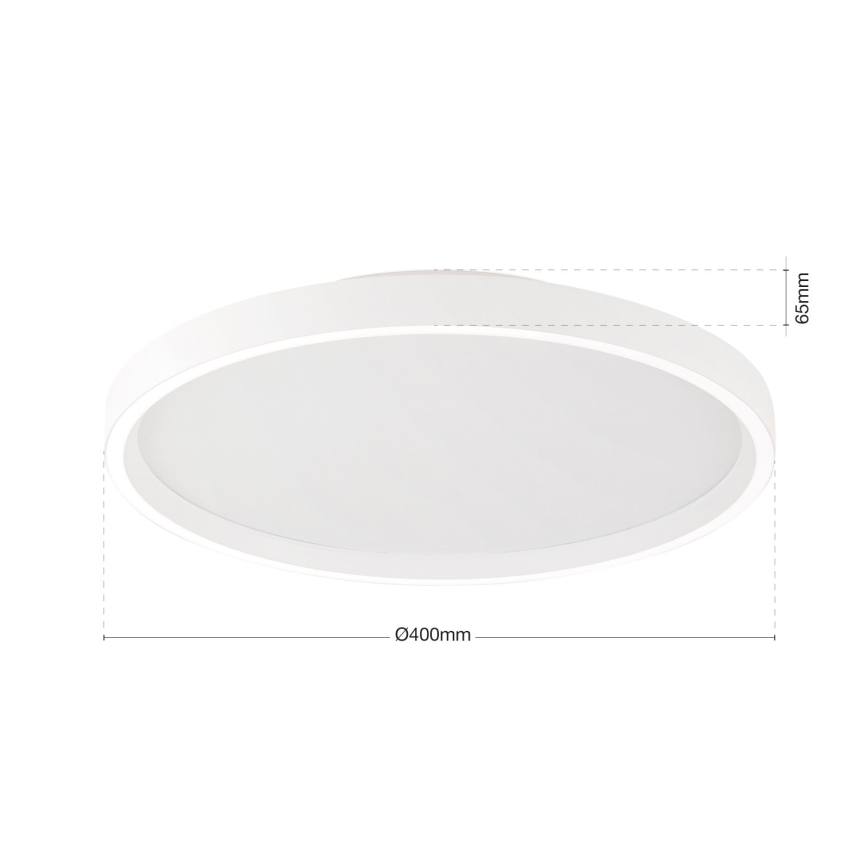 Plafón LED regulable MASCA LED/36W/230V 2700/3350/4000K diá. 40 cm blanco