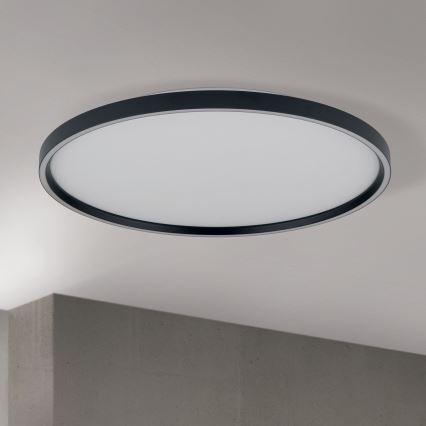 Lámpara de techo LED regulable MASCA LED/47W/230V 2700/3350/4000K Ø 60 cm negra