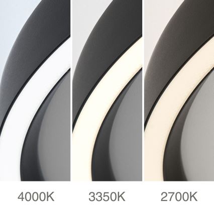 Lámpara de techo LED regulable MASCA LED/47W/230V 2700/3350/4000K Ø 60 cm negra