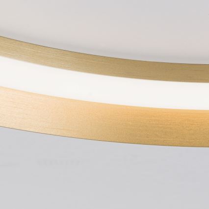 Plafón LED regulable MANTA LED/38W/230V 2700/3000/4000K diá. 45 cm dorado