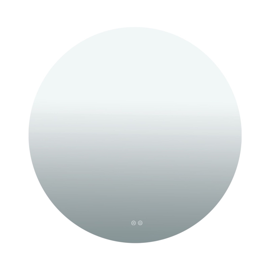 Espejo de baño LED de pared con sistema antivaho e iluminación FOCUS LED/27W/230V 3000/4200/6000K Ø 80 cm IP44