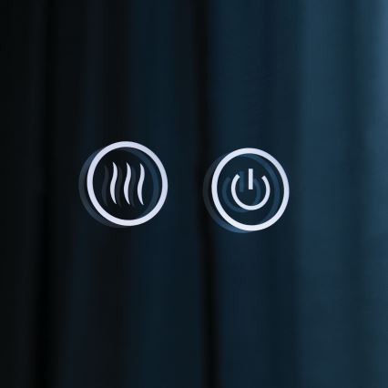 Espejo de baño LED de pared con sistema antivaho e iluminación FOCUS LED/27W/230V 3000/4200/6000K Ø 80 cm IP44