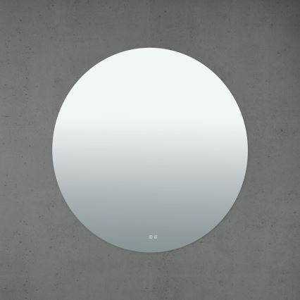 Espejo de baño de pared calefactado con iluminación LED FOCUS LED/30W/230V 3000/4200/6000K Ø 100 cm IP44