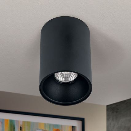 Foco orientable STARLIGHT 1xGU10/50W/230V negro/dorado