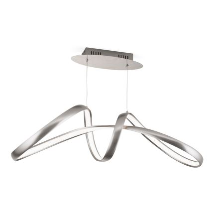 Lámpara de araña LED regulable CIRCUS LED/36W/230V plata