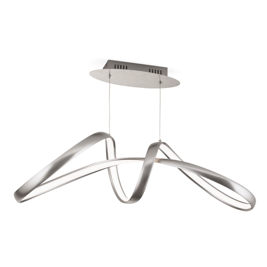 Lámpara de araña LED regulable CIRCUS LED/36W/230V plata