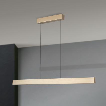Lámpara colgante LED regulable en cable TARA LED/44W/230V 2700/3800/4500/5700K dorado