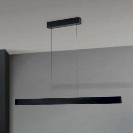 Lámpara colgante LED regulable en cable TARA LED/44W/230V 2700/3800/4500/5700K negro