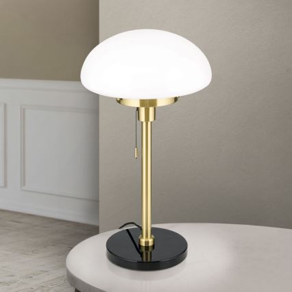 Lámpara de mesa SPARTA 1xE27/40W/230V dorado/negro