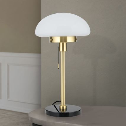 Lámpara de mesa SPARTA 1xE27/40W/230V dorado/negro