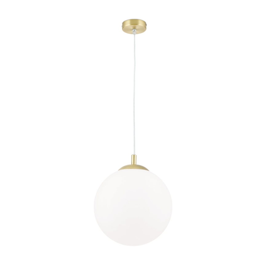 Lámpara colgante con cable MADIS 1xE27/60W/230V dorada