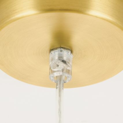 Lámpara colgante con cable MADIS 1xE27/60W/230V dorada