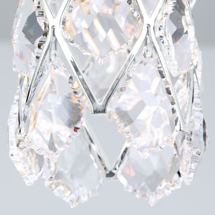 Lámpara colgante con cable RITA 1xG9/40W/230V cromo brillante