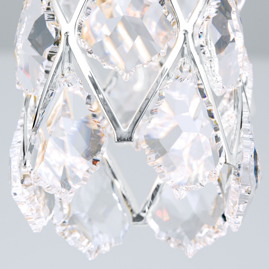 Lámpara colgante con cable RITA 1xG9/40W/230V cromo brillante