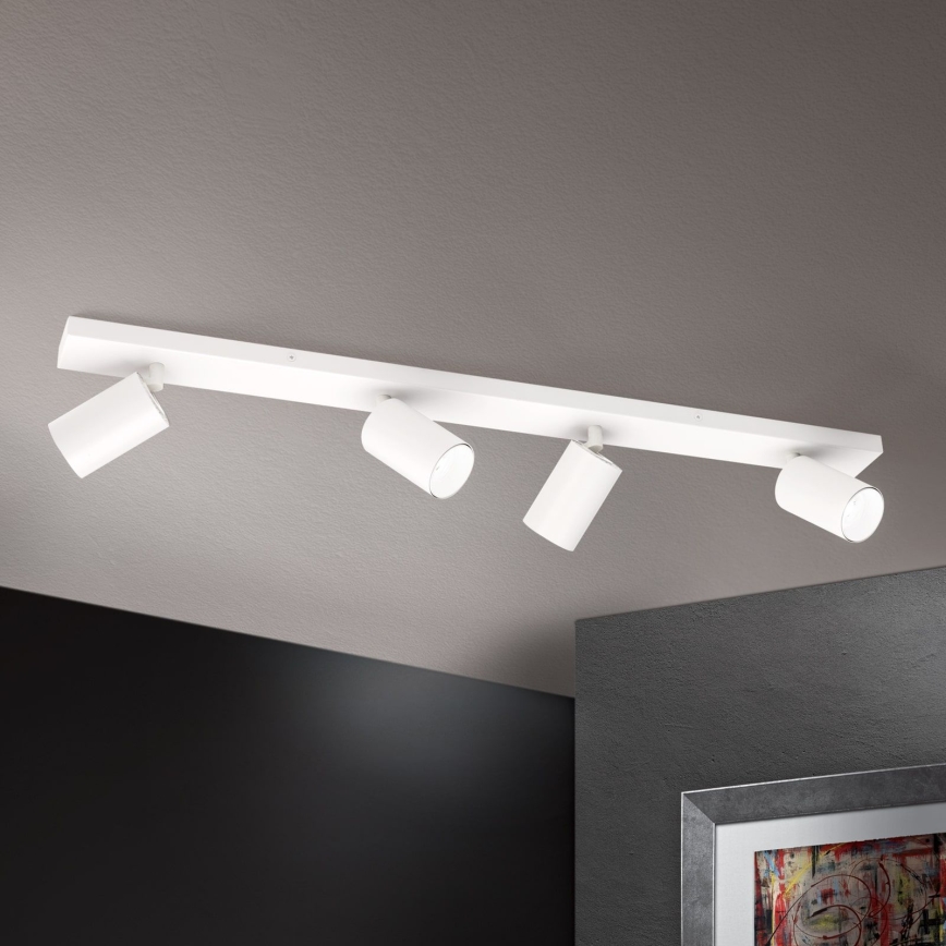 Lámpara de 4 focos SEAN 4xGU10/13W/230V blanca