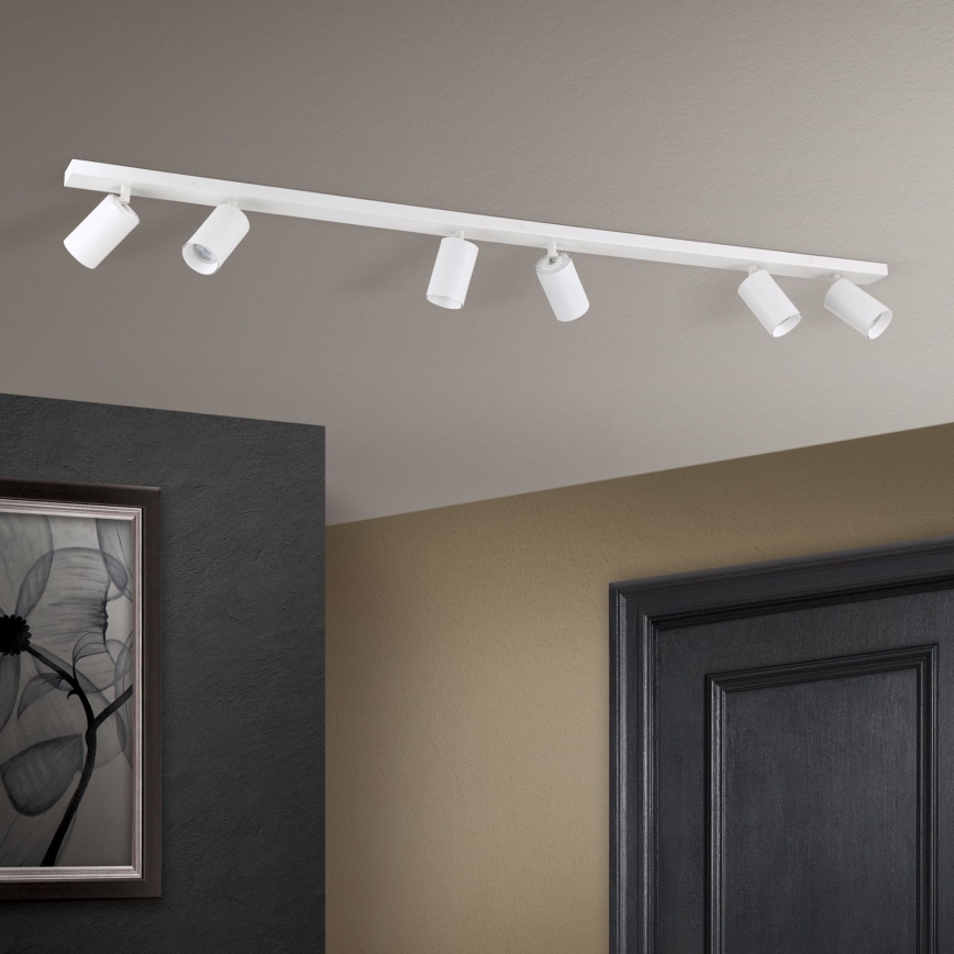 Lámpara de focos SEAN 6xGU10/13W/230V blanca