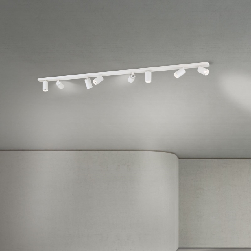 Luminaria de techo SEAN 8xGU10/13W/230V blanca