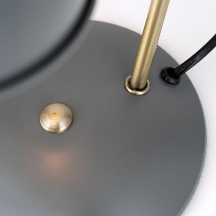 Lámpara de mesa FEDRA 1xE14/40W/230V gris/latón