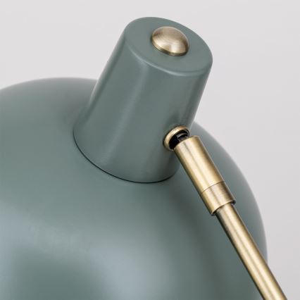 Lámpara de mesa FEDRA 1xE14/40W/230V verde menta/latón