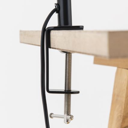 Lámpara de escritorio flexible con pinza DOTTY 1xGU10/10W/230V beige/negro