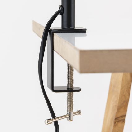 Lámpara de mesa flexible DOTTY con pinza 1xGU10/10W/230V latón/negro