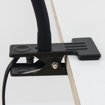 Lámpara de sobremesa flexible con clip DOTTY 1xGU10/10W/230V latón/negro