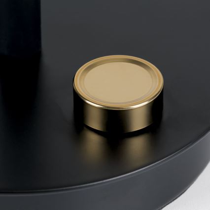 Lámpara de mesa flexible regulable DOTTY 1xGU10/10W/230V negra/latón